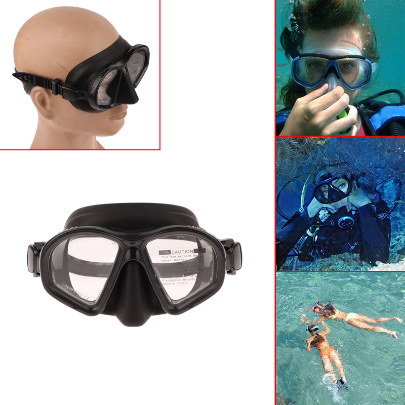 Diving Mask Tempered Glass Optical - Yeni Dalış Maskesi Optik Dalış Gözlüğü