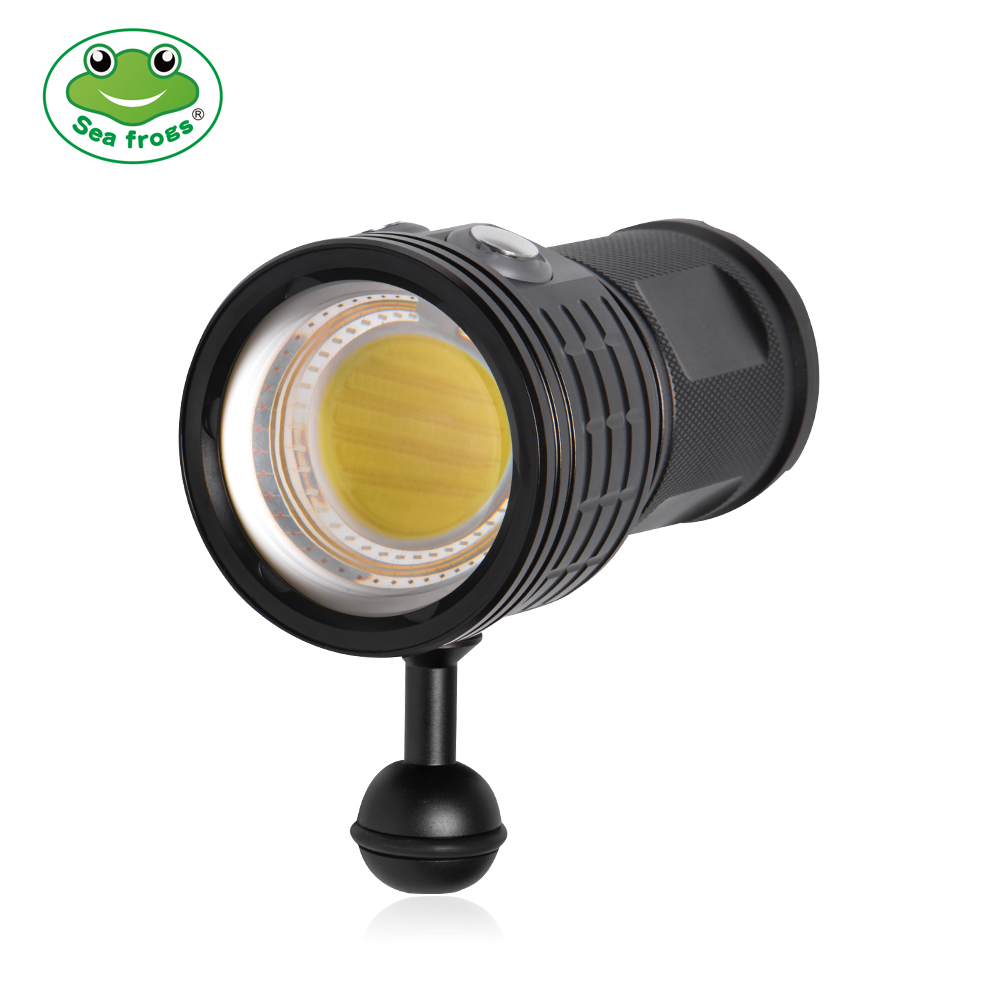 Dive Flashlight 5000 Lumens Underwater - Seafrogs 5000 lümen COB süper parlak