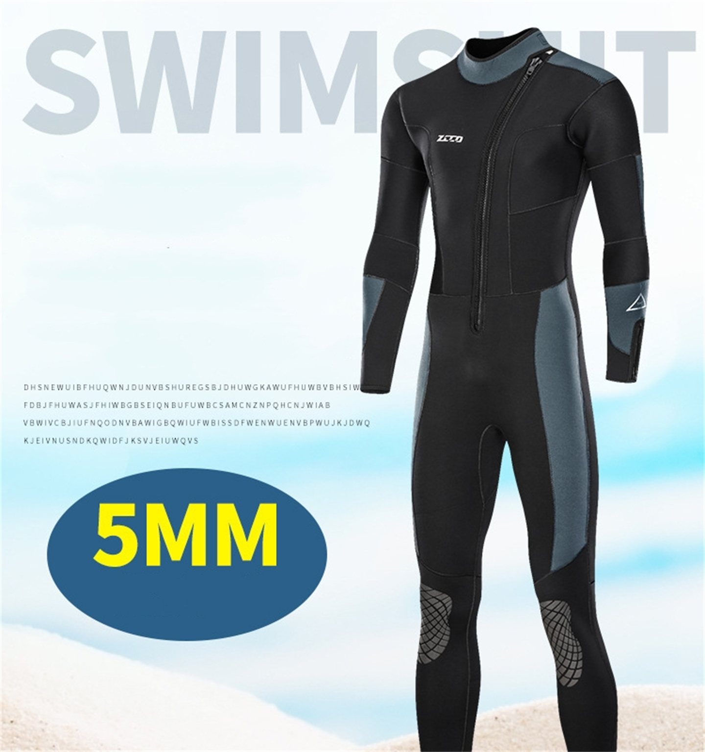 Scuba Diving Wetsuit 5Mm Neoprene - Kalın 5 MM Neopren Wetsuit Erkekler