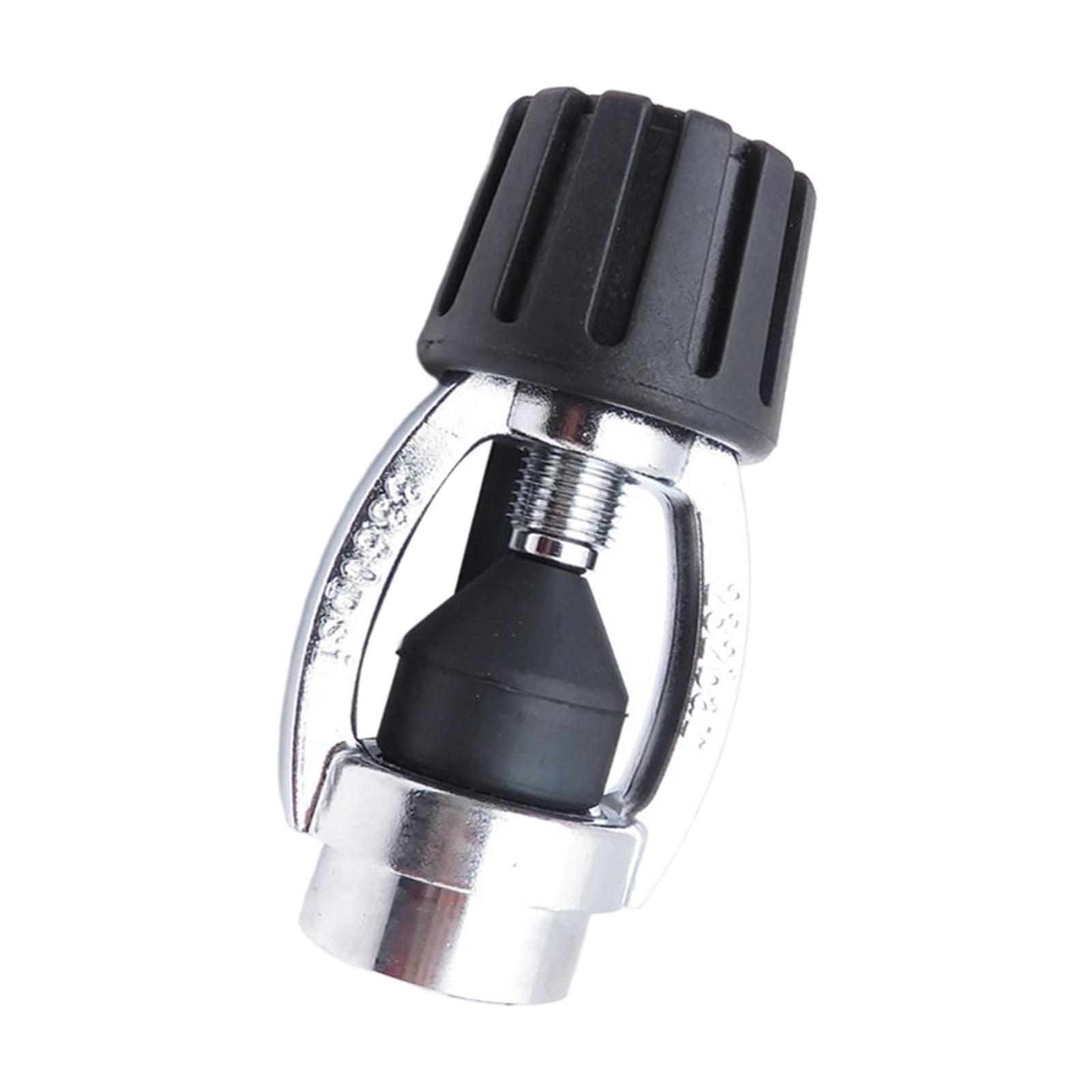 Scuba Diving Regulator First Stage Din - Taşınabilir Tüplü Dalış Dalış Regülatörü Adaptörü,