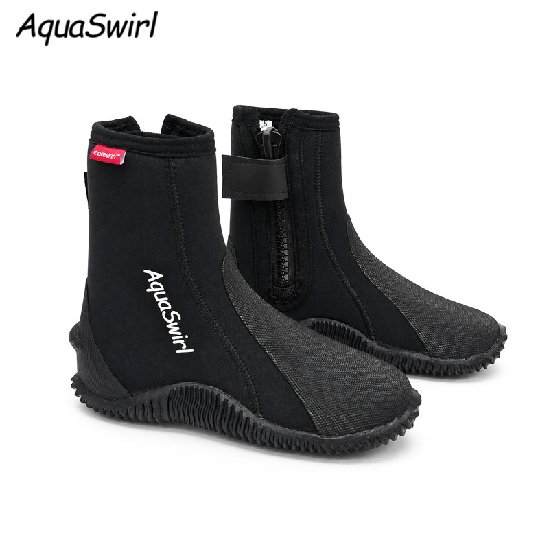 Scuba Diving Wetsuit 5Mm Neoprene - 5 mm Neopren Dalış Botları, Yan