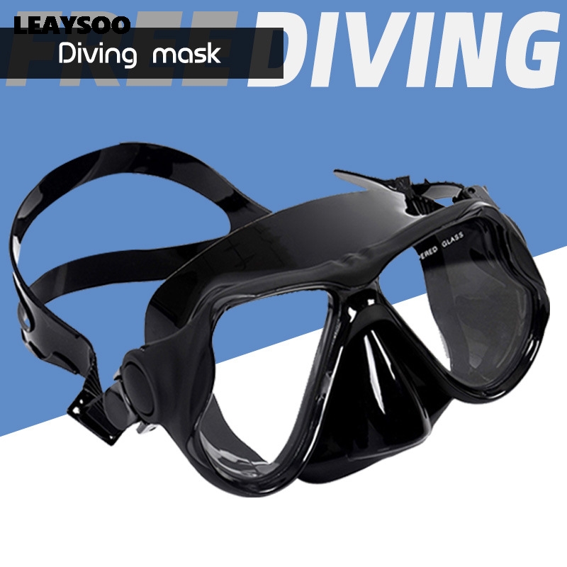 Diving Mask Tempered Glass Optical - Temperli Cam Dalış Maskesi Silikon Yetişkin