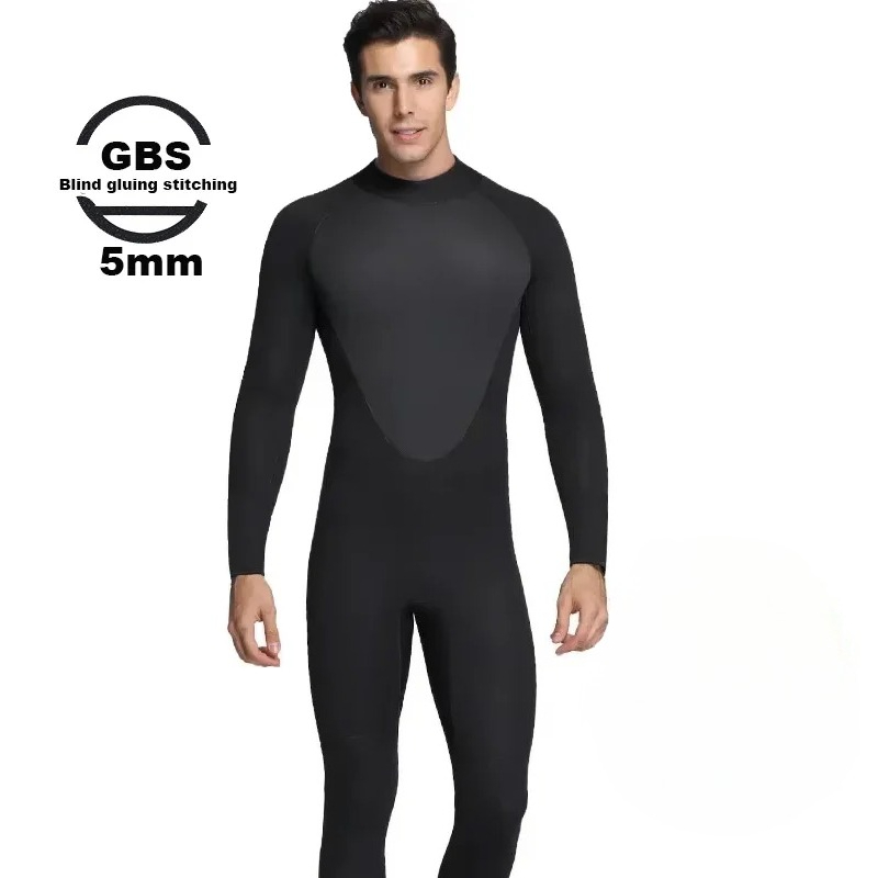 Scuba Diving Wetsuit 5Mm Neoprene - Erkekler için tüplü dalgıç kıyafeti, 5mm