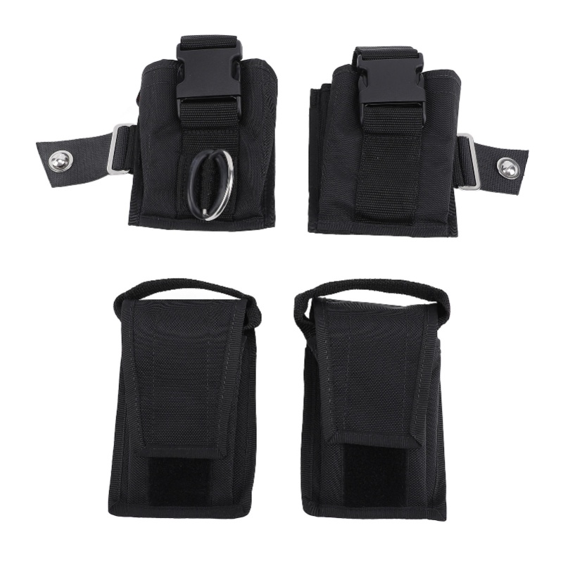 Scuba Weight Belt Pocket Quick Release - 2 adet tüplü dalış ağırlık cebi