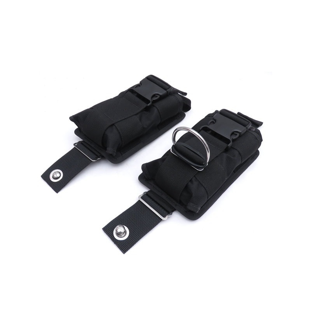 Scuba Weight Belt Pocket Quick Release - Popüler Yeni 2 Adet Yedek Siyah