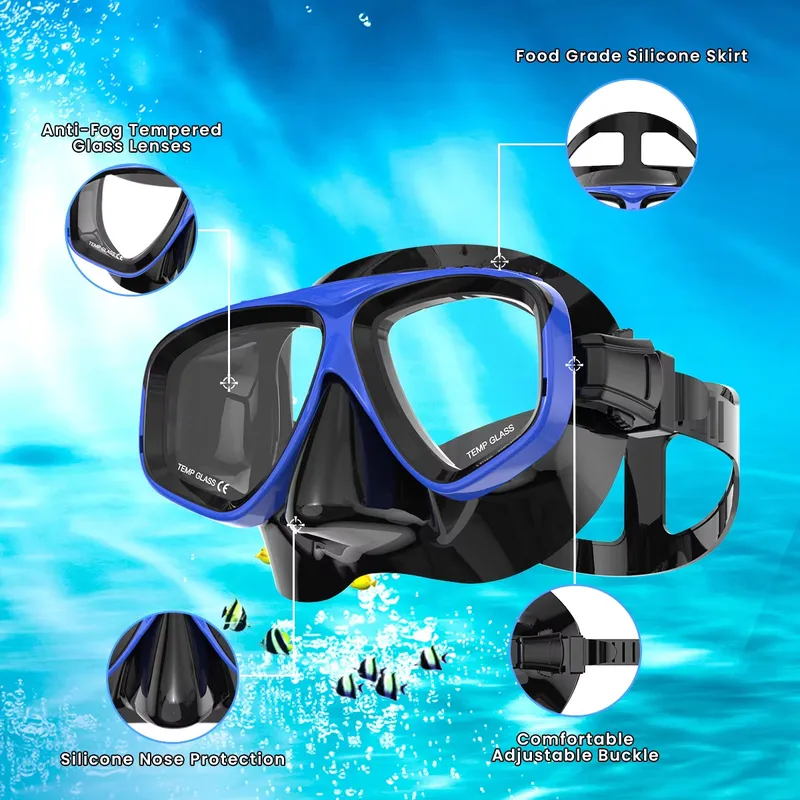 Optik Miyopi Dalış Maskesi Şno - Diving Mask Tempered Glass Optical incelemesi ve fiyatı