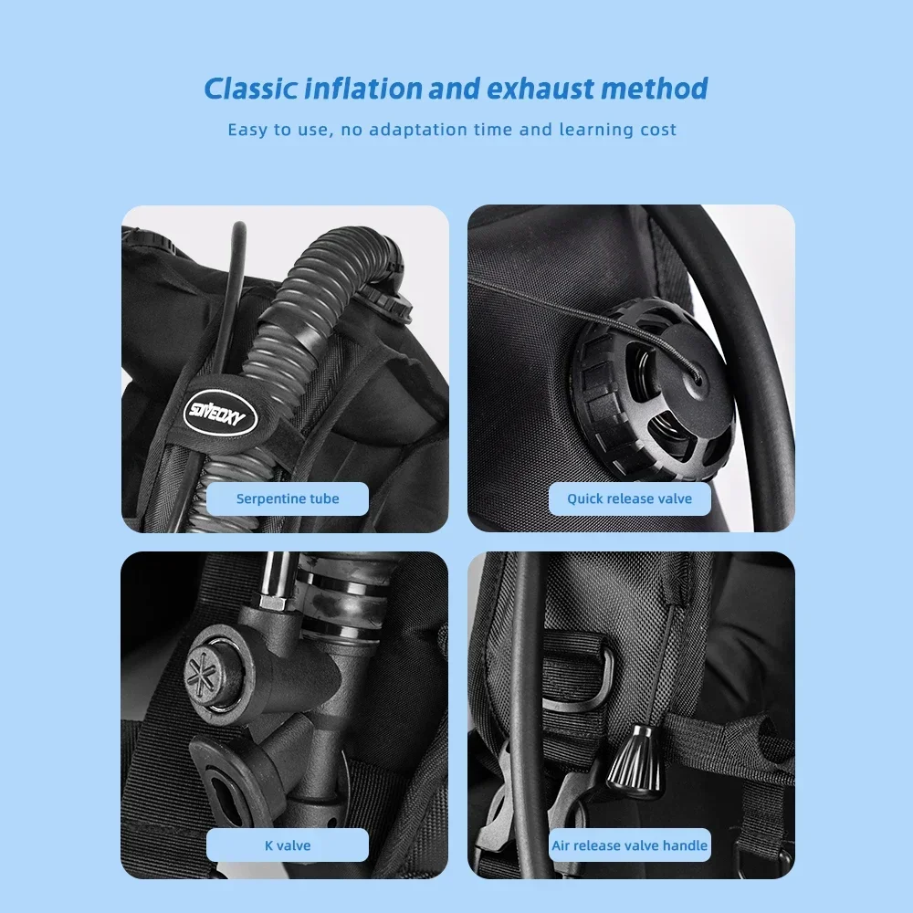 Ayarlanabilir BCD Wetsuit Yele - Scuba Buoyancy Compensator Bcd Vest incelemesi ve fiyatı