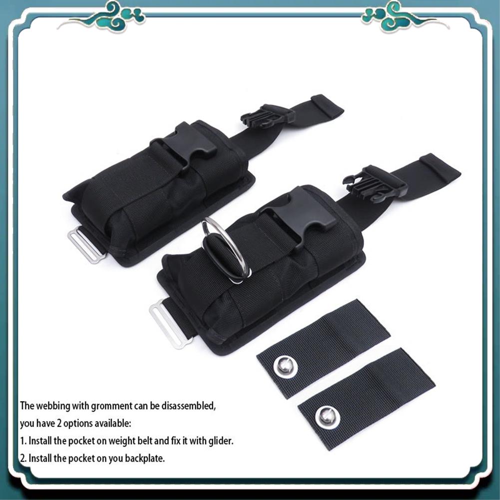 A65G-Yeni 2 Adet Yedek Siyah 1 - Scuba Weight Belt Pocket Quick Release incelemesi ve fiyatı