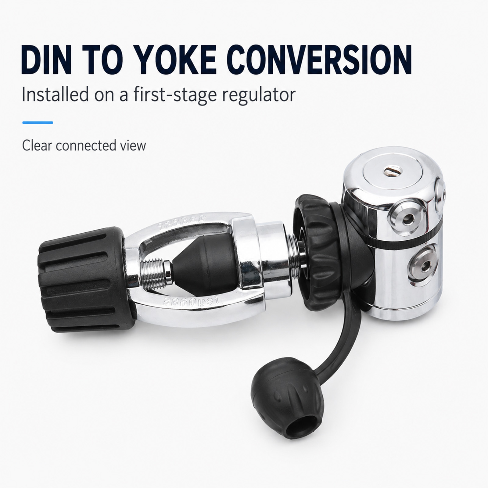 Din to Yoke Regülatör Adaptörü - Scuba Diving Regulator First Stage Din incelemesi ve fiyatı