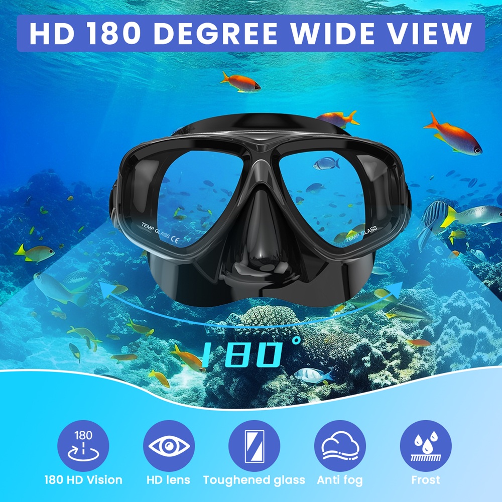 Tüplü Optik Temperli Gözlük da - Diving Mask Tempered Glass Optical incelemesi ve fiyatı