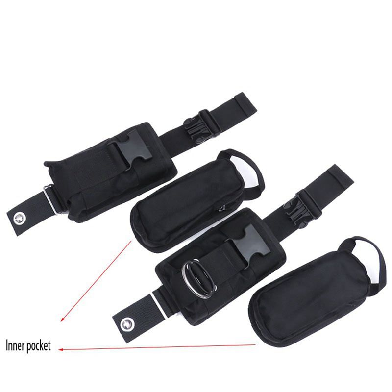 Yeni 4 Adet Yedek Siyah 1680D  - Scuba Weight Belt Pocket Quick Release incelemesi ve fiyatı