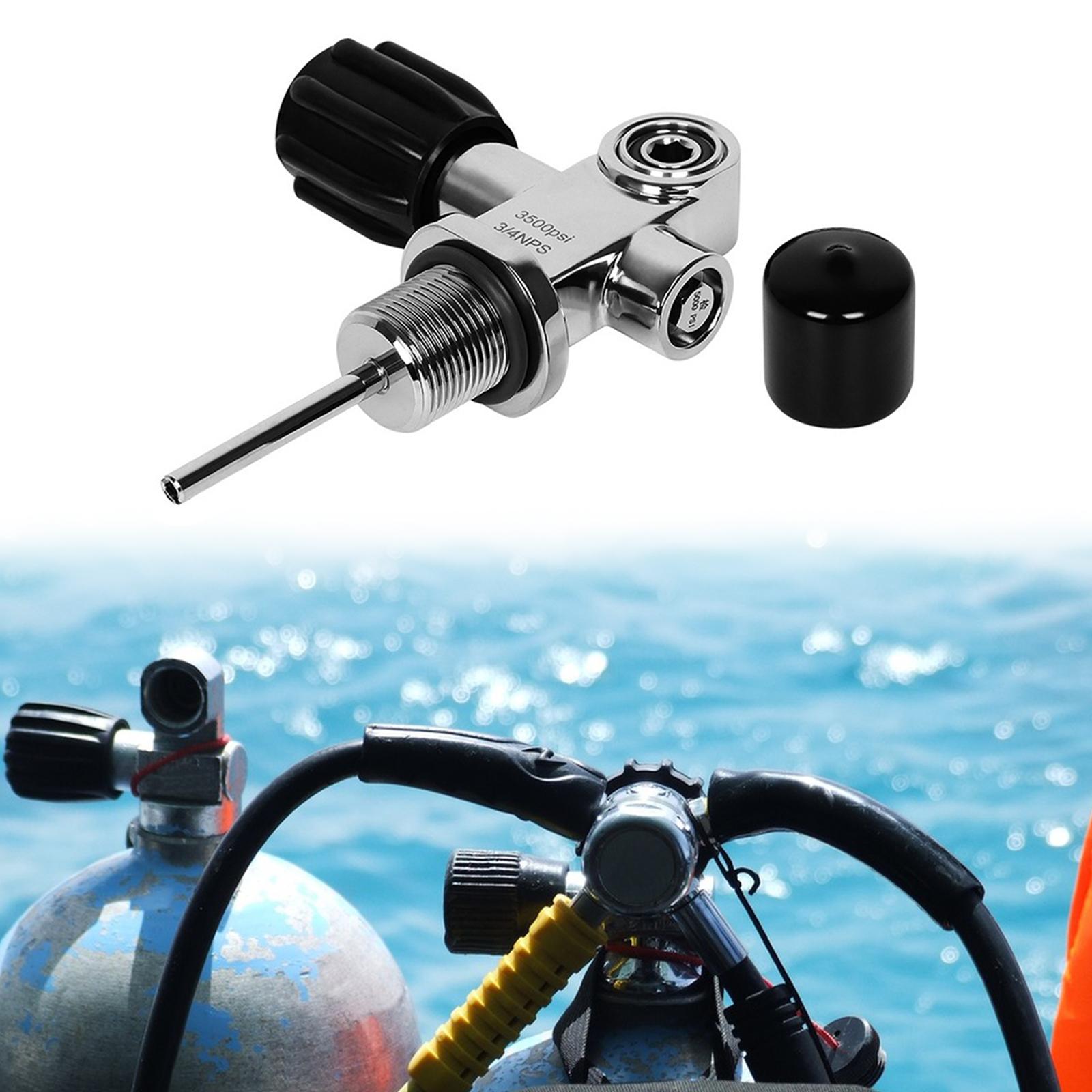 Paslanmaz Çelik Dalış Tüpü Val - Scuba Tank Valve Din Yoke Convertible incelemesi ve fiyatı